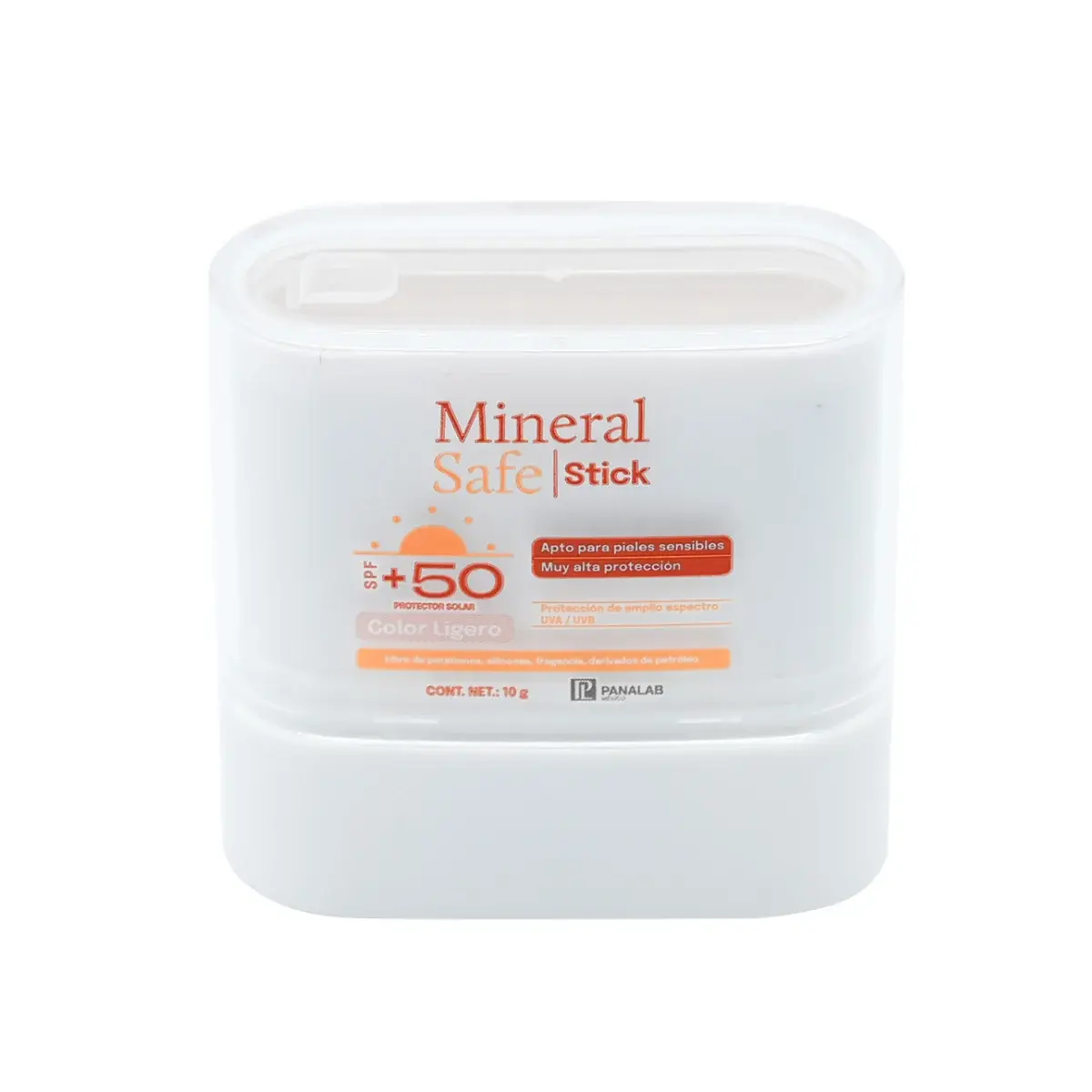 Panalab Mineral Safe Stick Fpd50+ Color Ligero 10 g